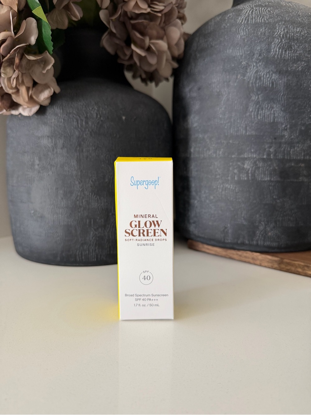 Supergoop! Mineral Glowscreen Soft-Radiance Drops SPF 40 in Sunris